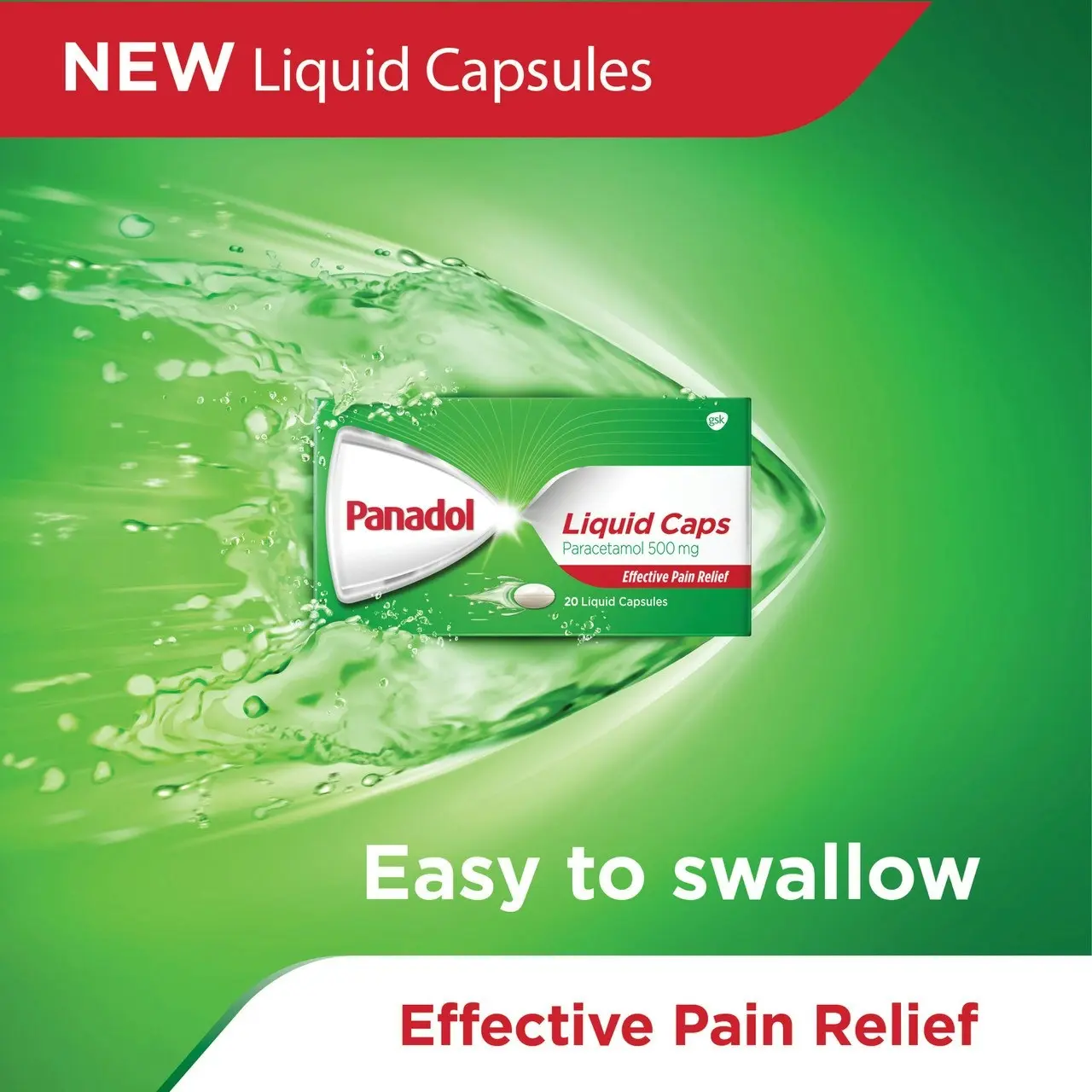 Panadol Liquid Caps 80s