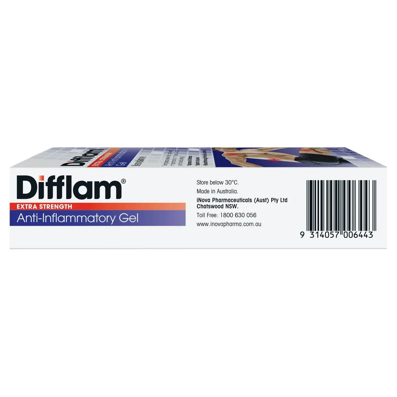 Difflam Extra Strength Anti-Inflammatory Gel 75g