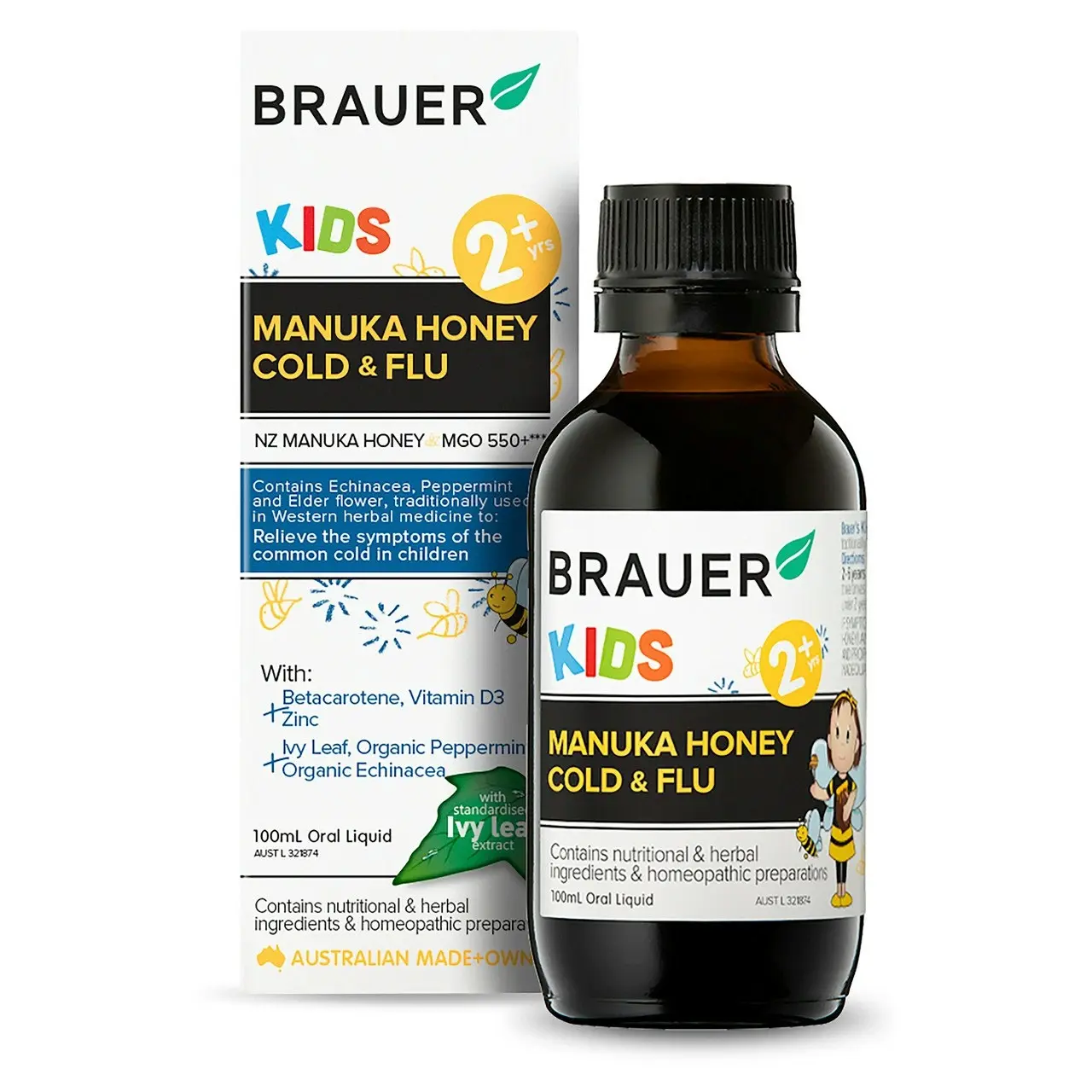 Brauer's Kids Manuka Honey Cold & Flu