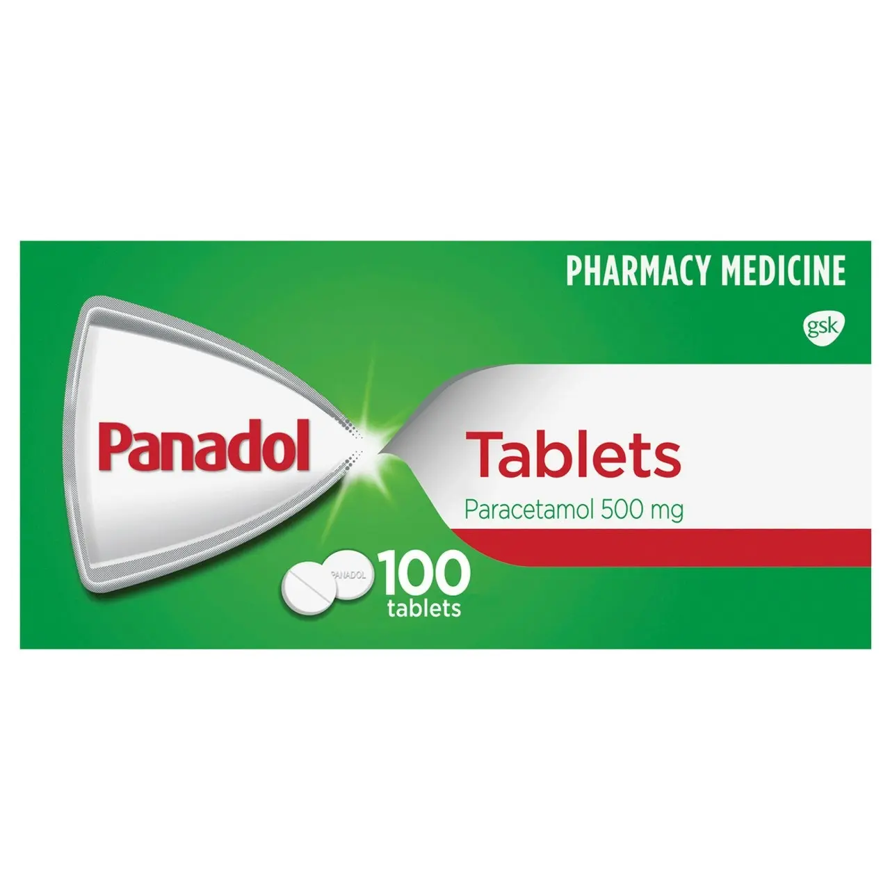 Panadol for Pain Relief, Paracetamol - 500mg 100 Tablets