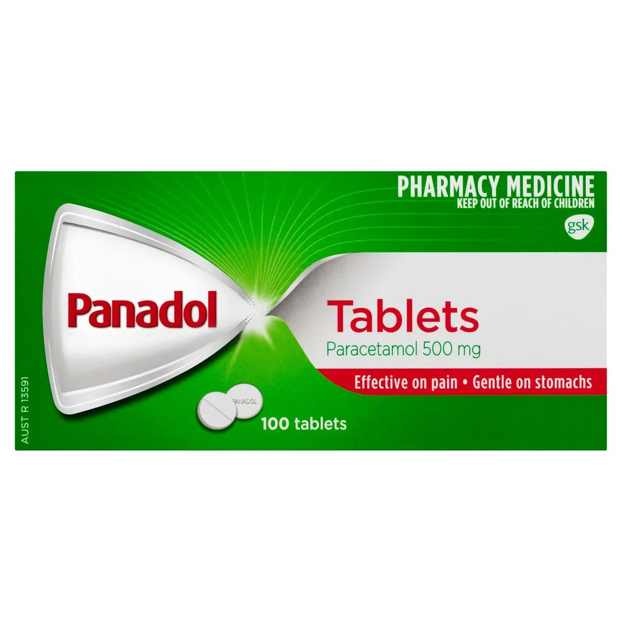 Panadol for Pain Relief, Paracetamol - 500mg 100 Tablets