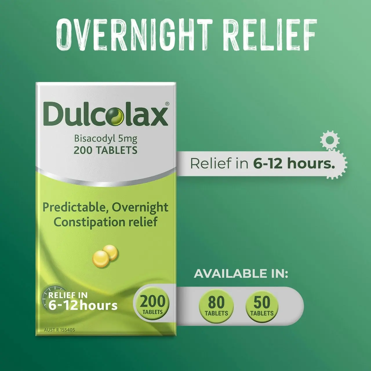 Dulcolax Tablets 200 Pack