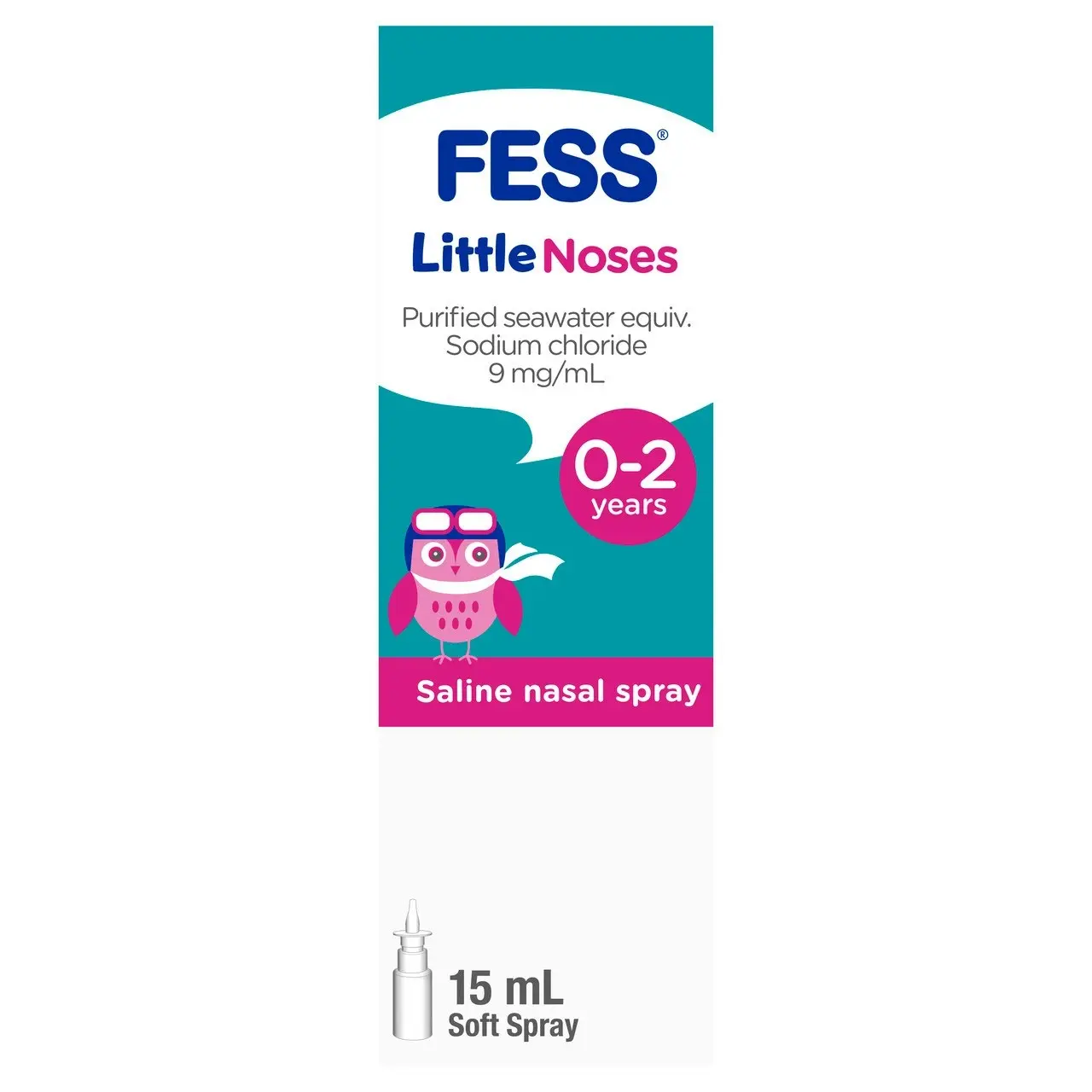 FESS Little Noses Saline Nasal Spray 15mL