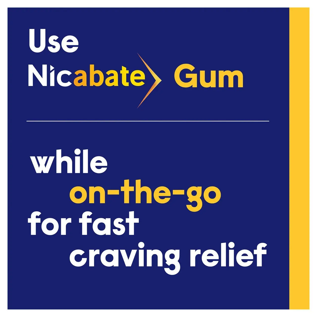 Nicabate Gum Stop Smoking Nicotine 4mg Extra Strength Extra Fresh Mint Coated Chewing Gum 100 Pack