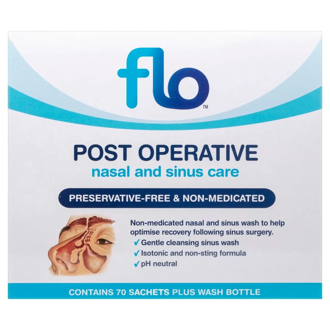 Flo Post Operative Kit 70 Sachets & Bottle