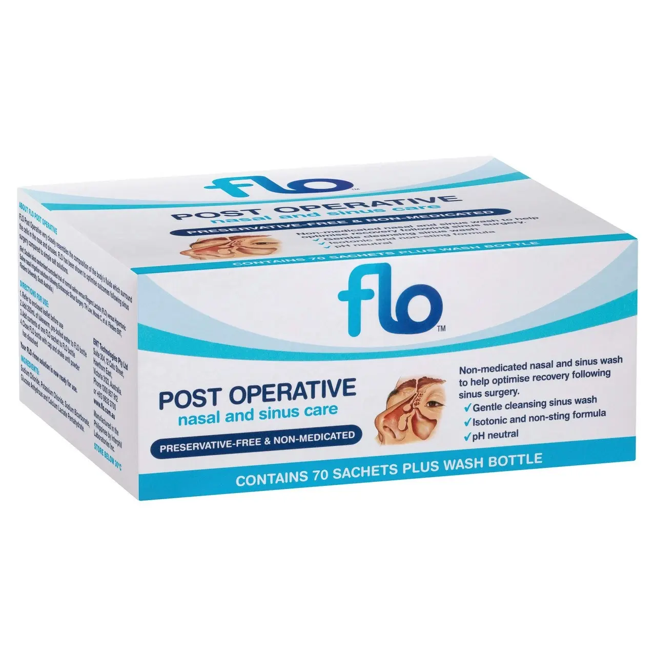 Flo Post Operative Kit 70 Sachets & Bottle