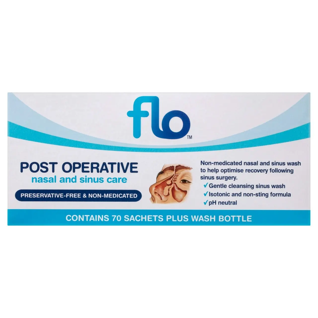 Flo Post Operative Kit 70 Sachets & Bottle