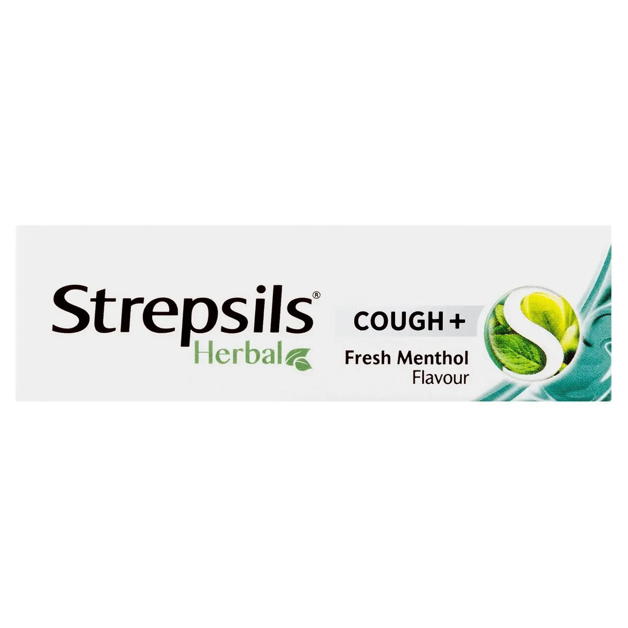 Strepsils Herbal Cough + Lozenges Fresh Menthol 16 Pack