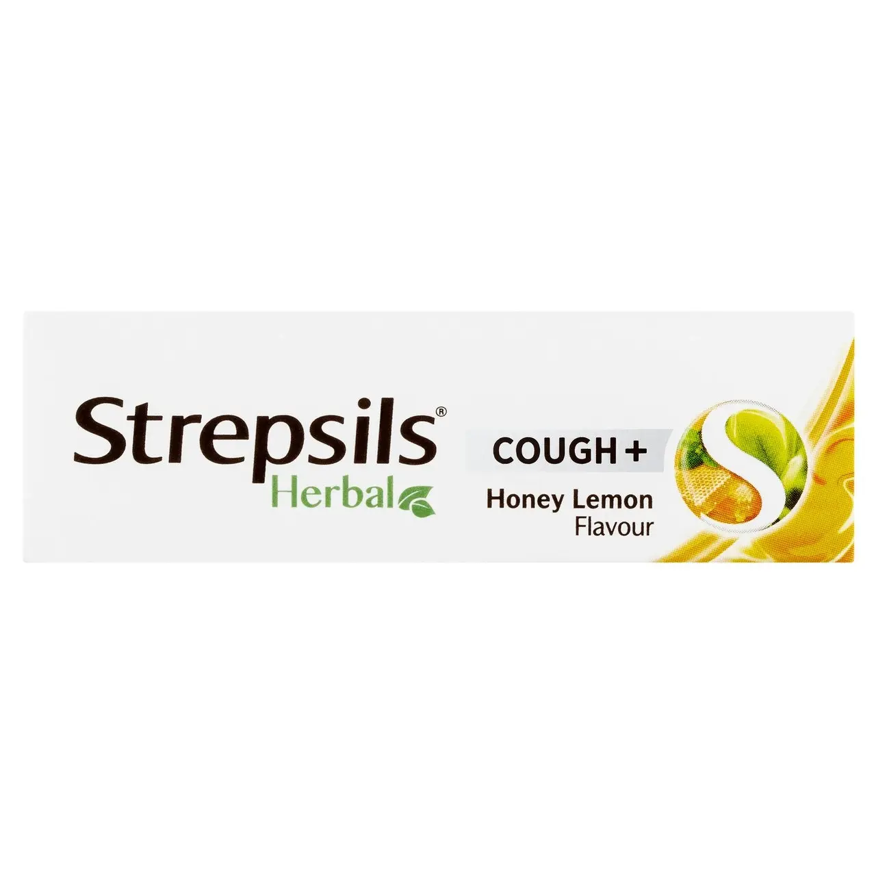 Strepsils Herbal Cough + Lozenges Honey Lemon 16 Pack