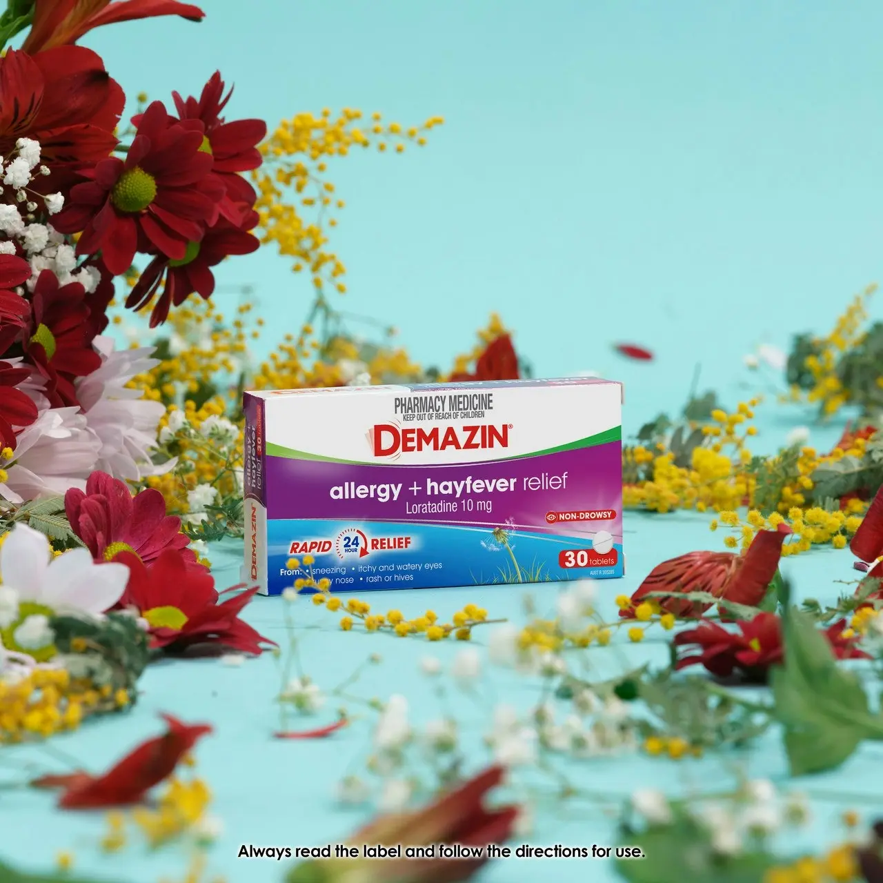 Demazin  Allergy + Hayfever Relief Non-Drowsy 10 Tablets