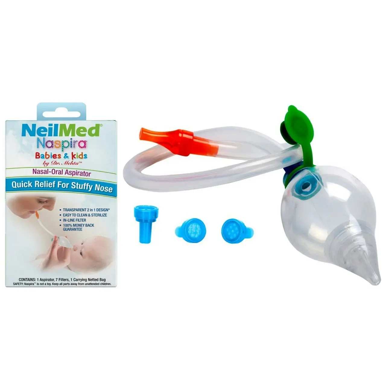 Neilmed Naspira Babies & Kids Nasal Oral Aspirator