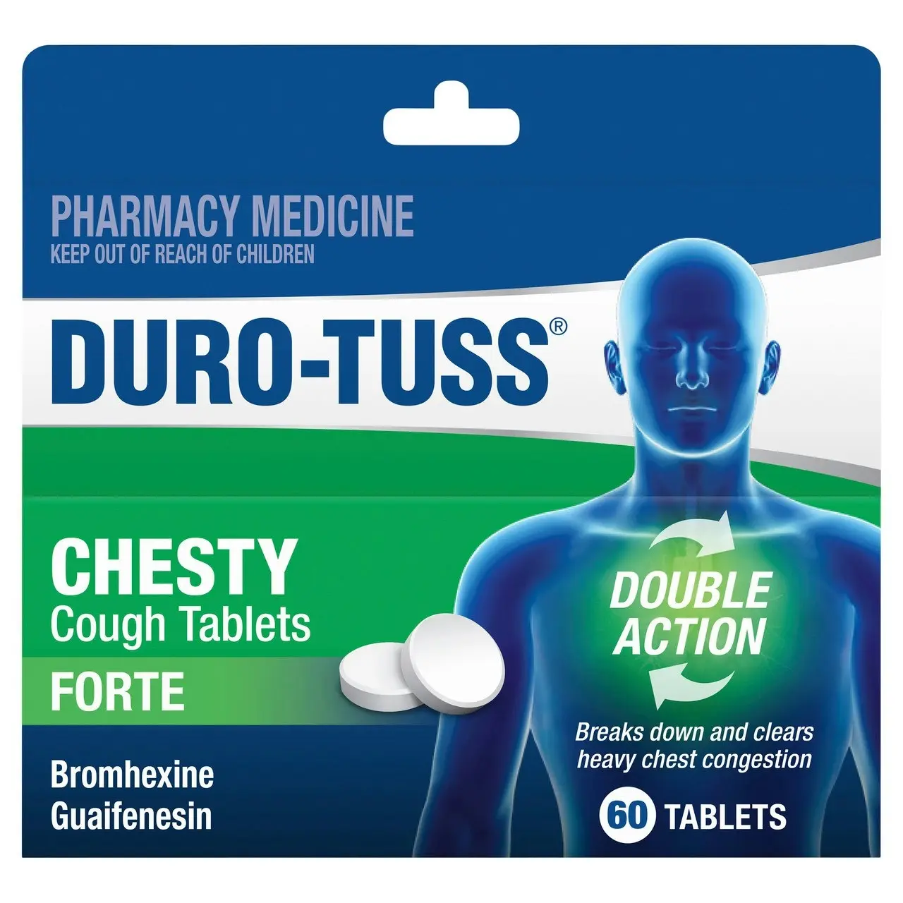 DURO-TUSS Chesty Cough Forte 60 Tablets