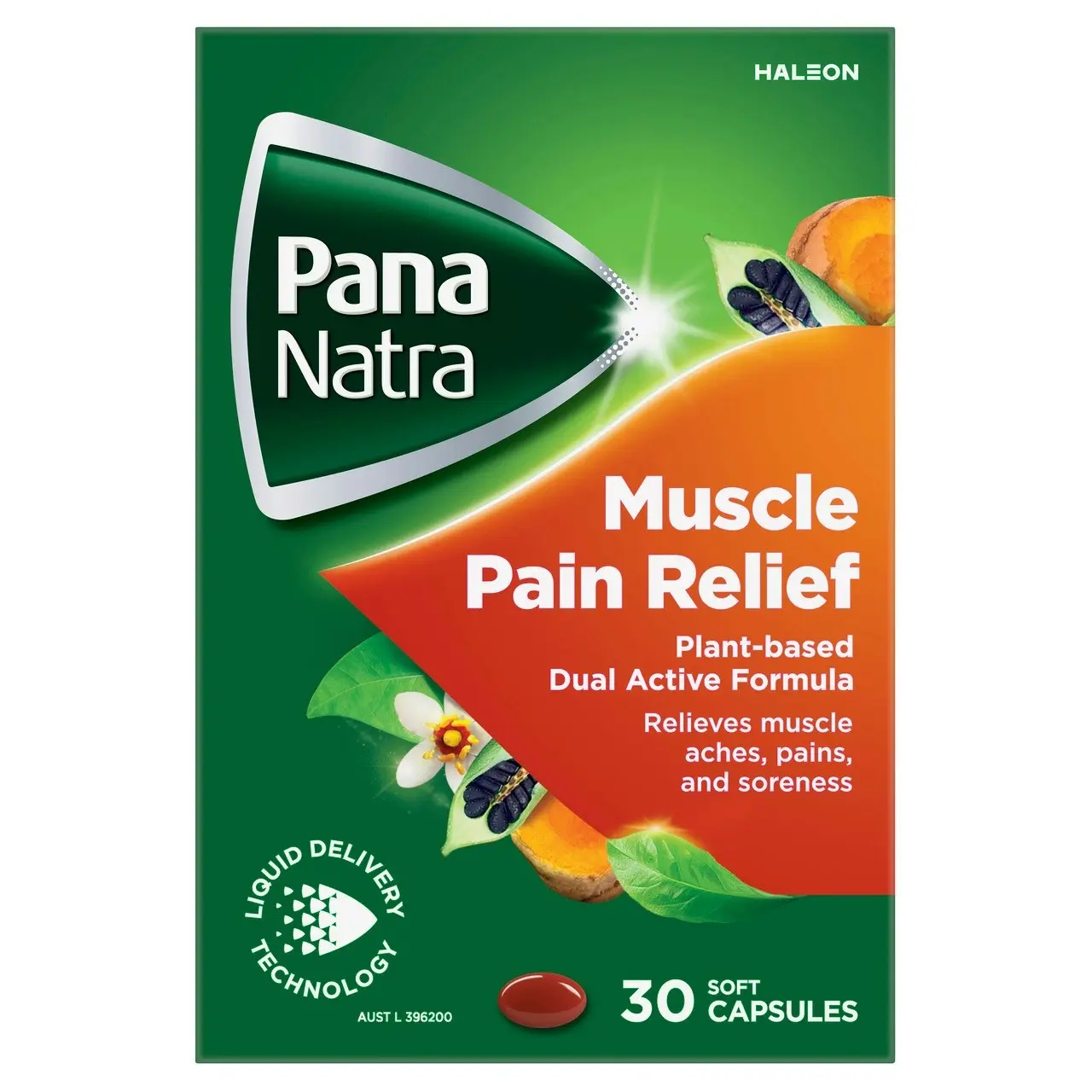 Pana Natra Muscle Pain Relief 30 soft capsules