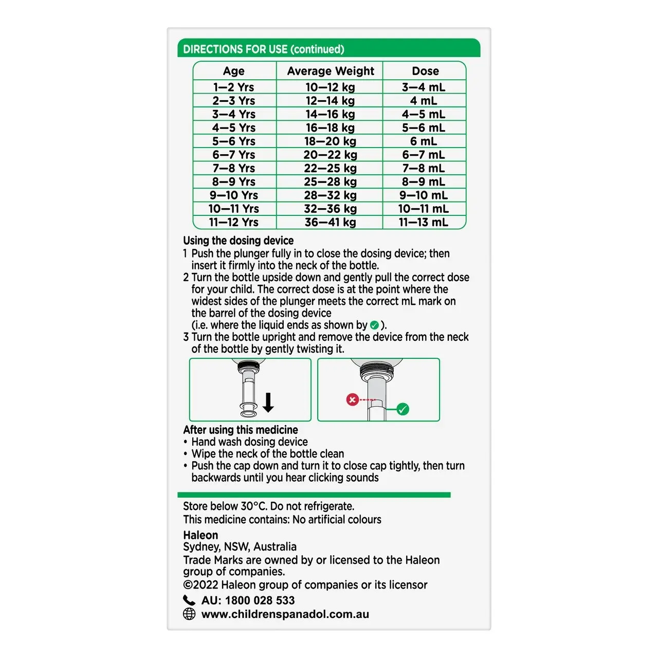 Panadol Children 5-12 Years Suspension, Fever & Pain Relief, Strawberry Flavour, 100 mL