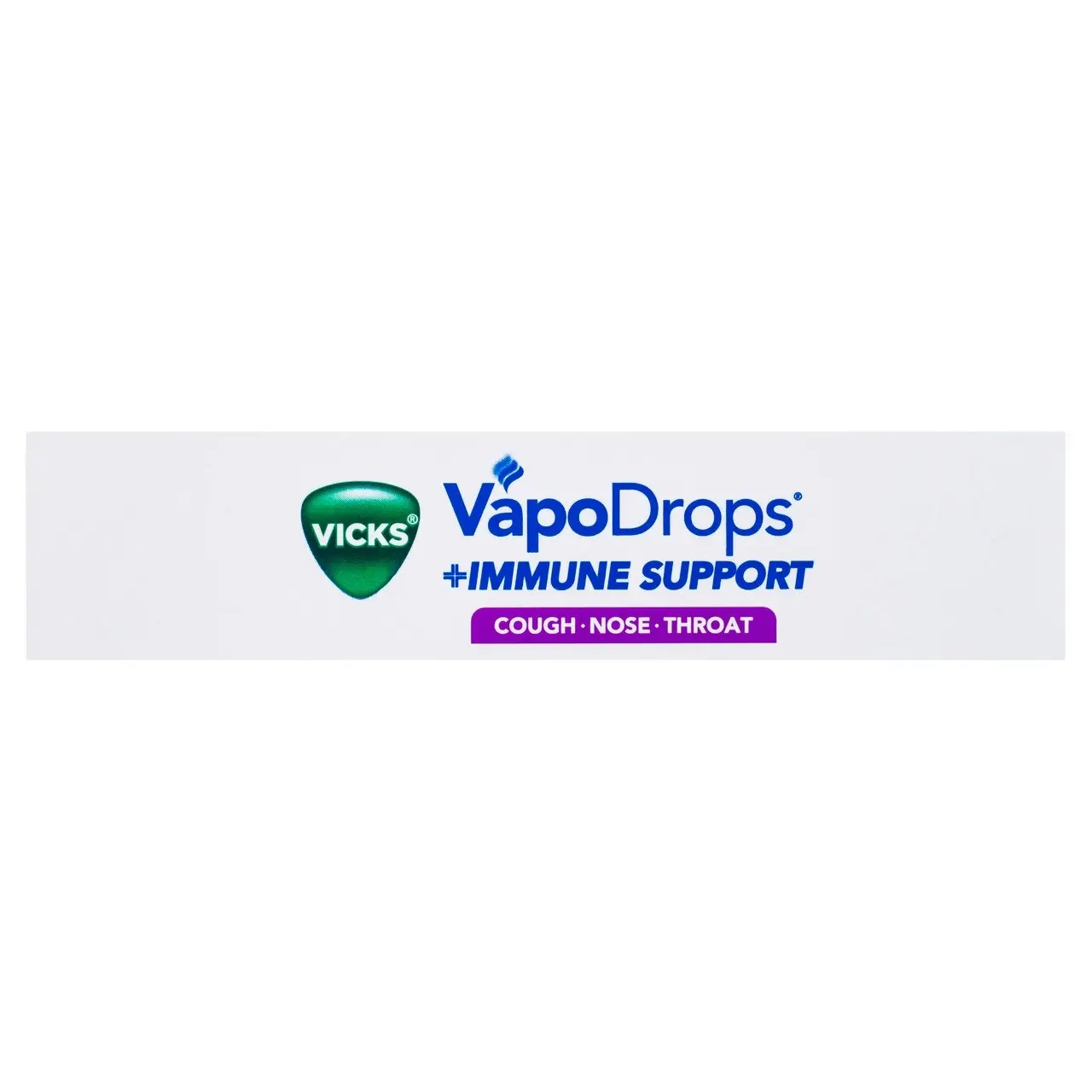 Vicks VapoDrops Immune Support Blackcurrant 16pk