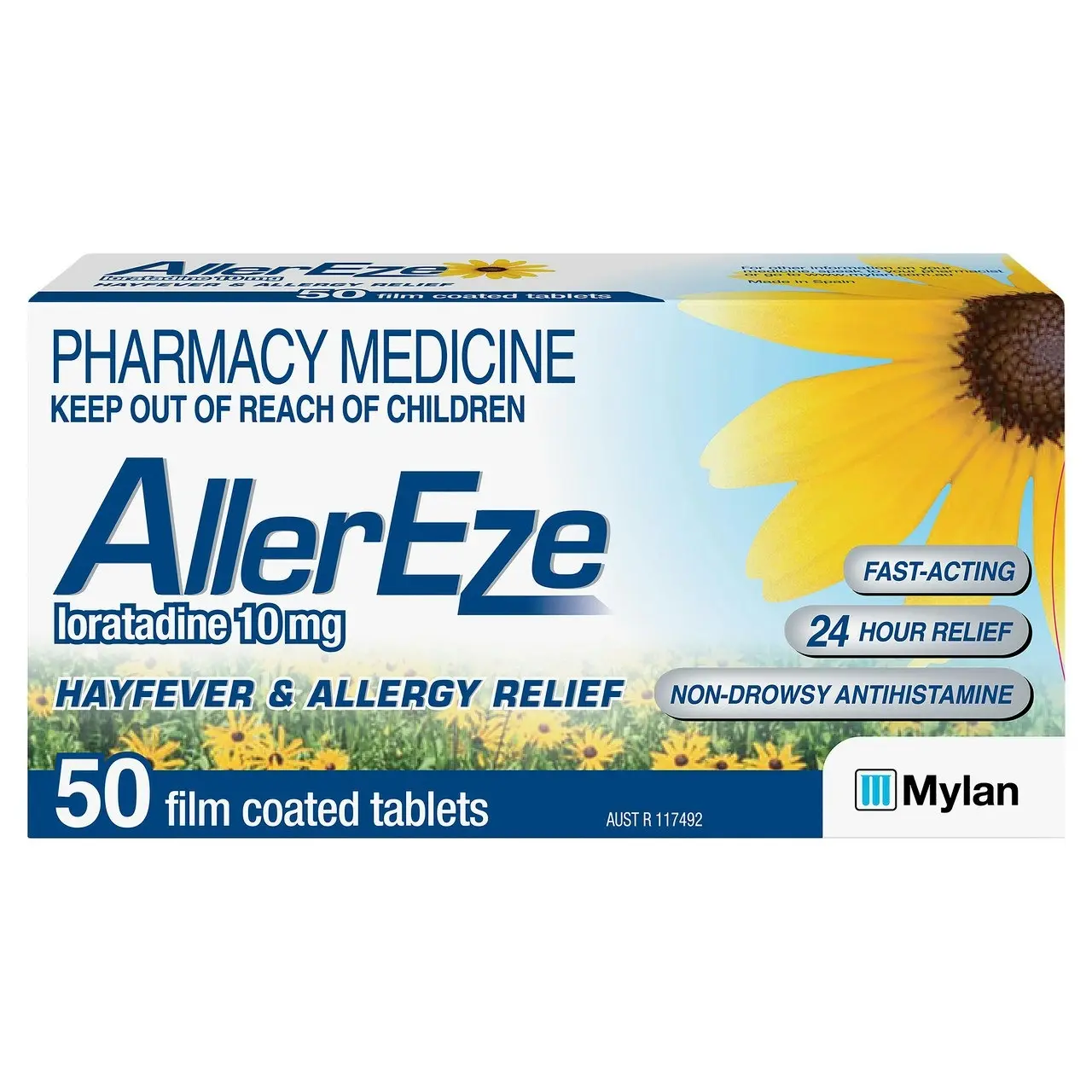 Allereze 10mg 50 Tab