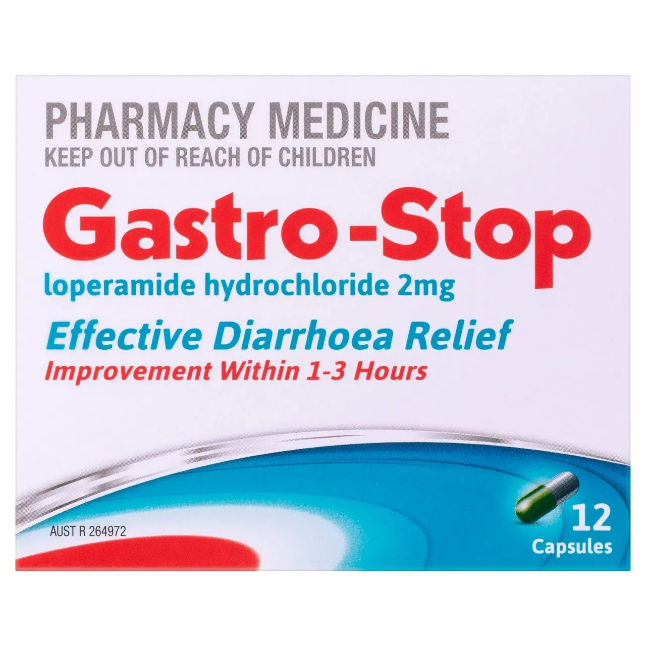 Gastro-Stop Capsules 2mg Loperamide x 12