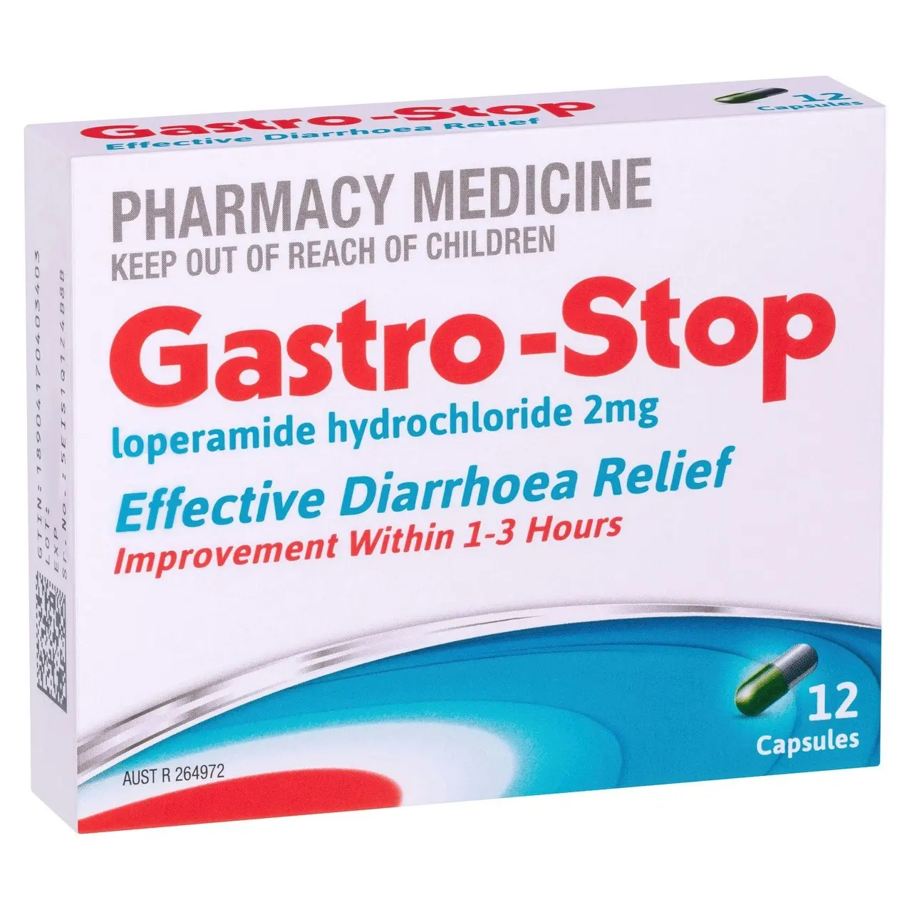 Gastro-Stop Capsules 2mg Loperamide x 12