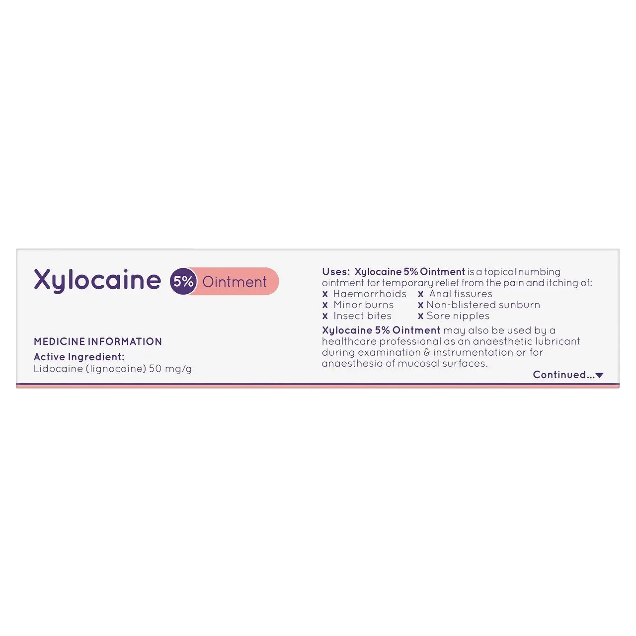 Xylocaine 5% Ointment 35g