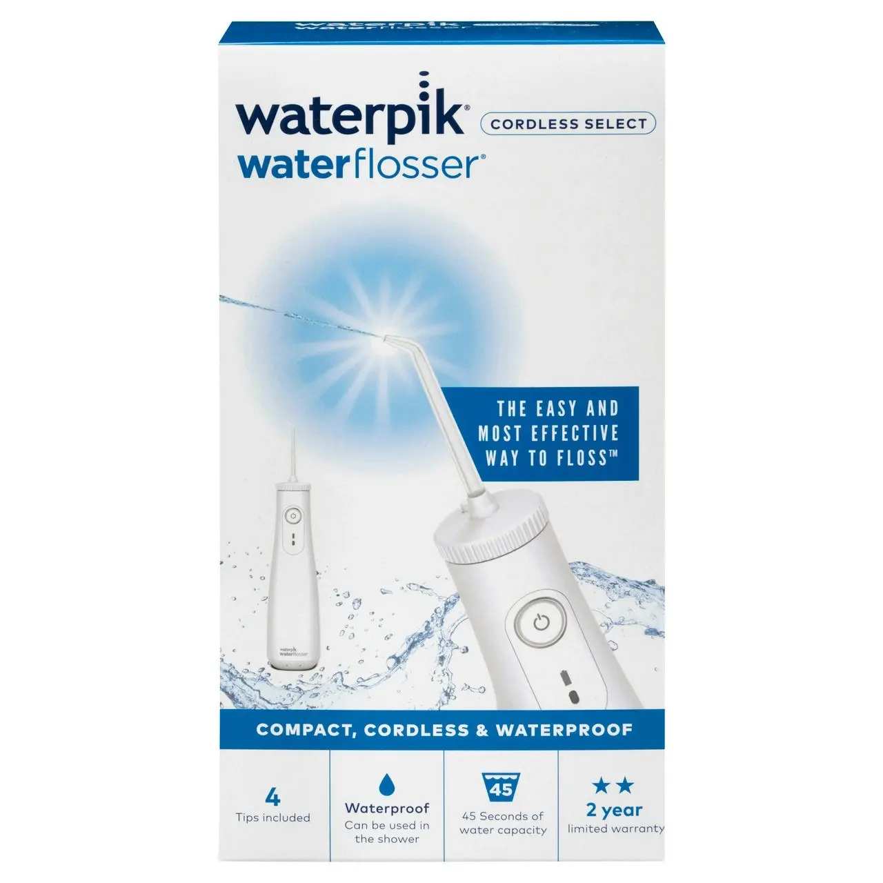 Waterpik Waterflosser White Cordless Select