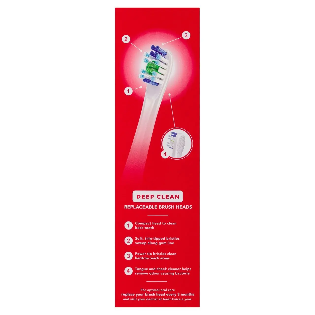 Colgate PRO Clinical Electric Toothbrush, 250R Deep Clean, 5 x Plaque Removal, Gentle On Gums