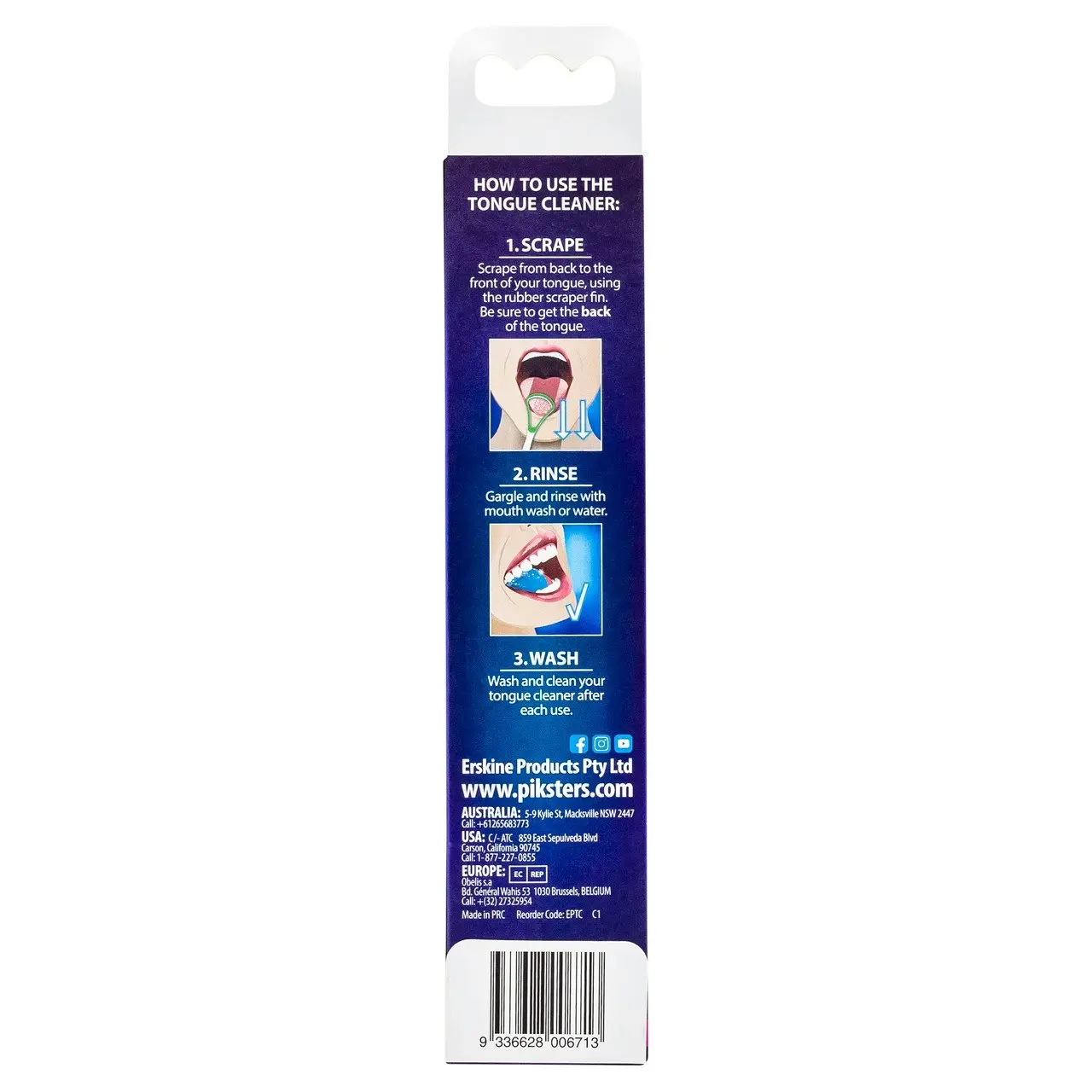 Piksters(R) Tongue Cleaner