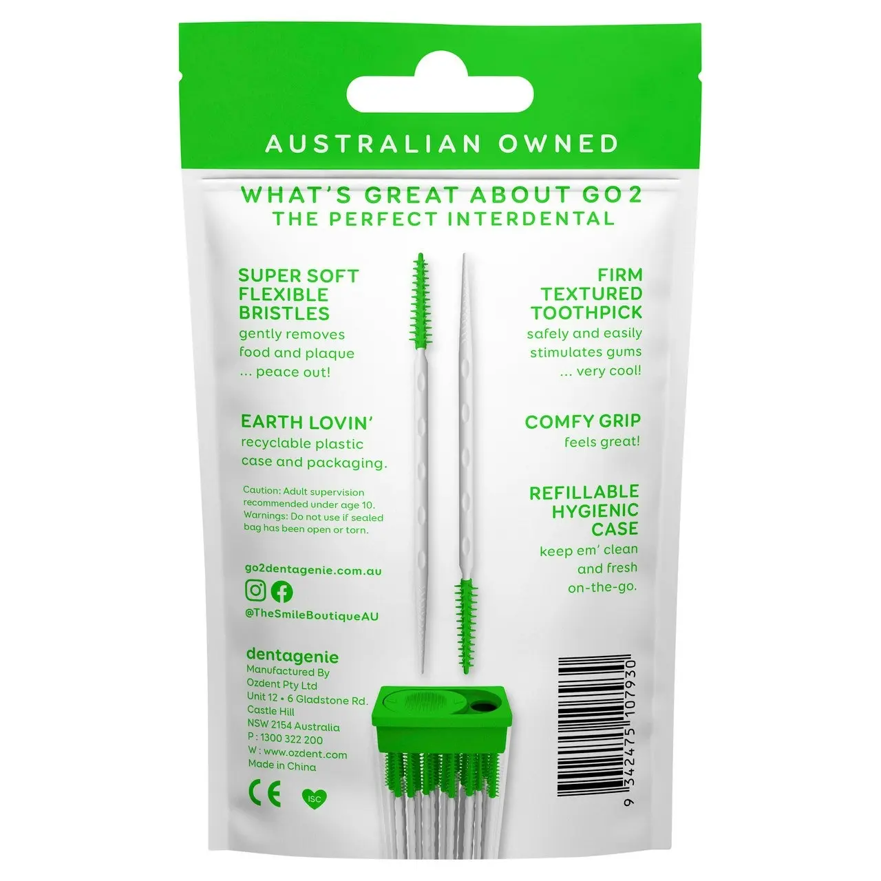 GO2 Dentagenie Softstx - Cleans between Teeth