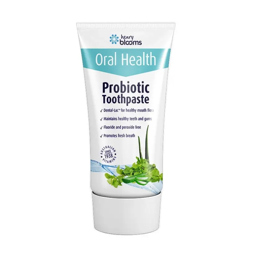 Henry Blooms Probiotic Toothpaste Peppermint 100g