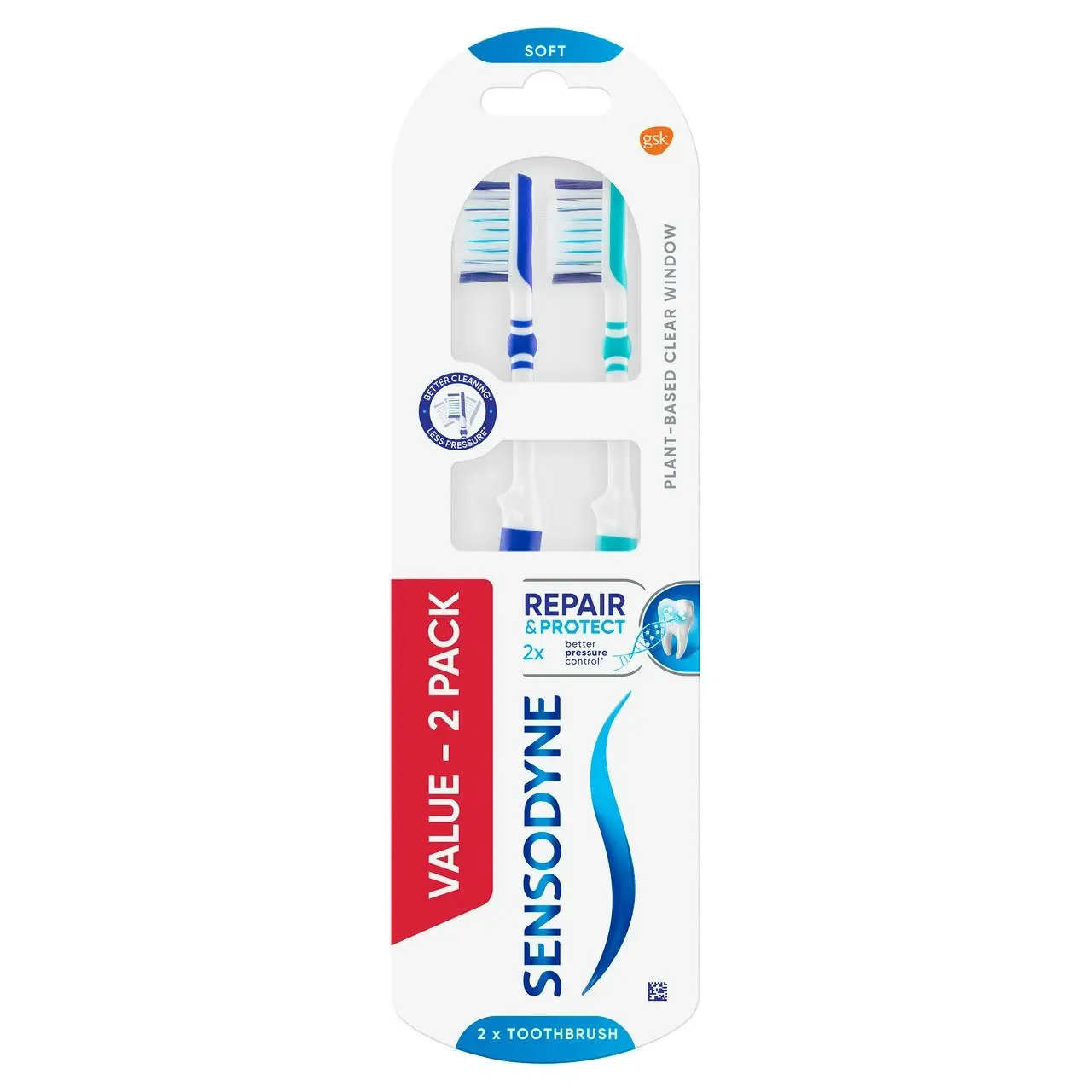 Sensodyne Repair & Protect Toothbrush Twin Pack