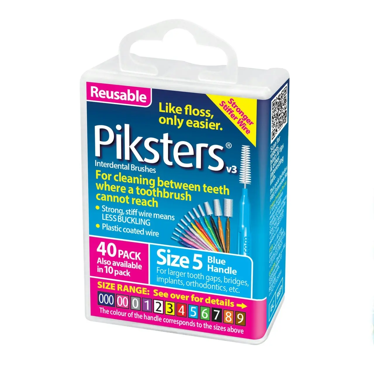 Piksters(R) Interdental Brushes Blue Size 5 40pk