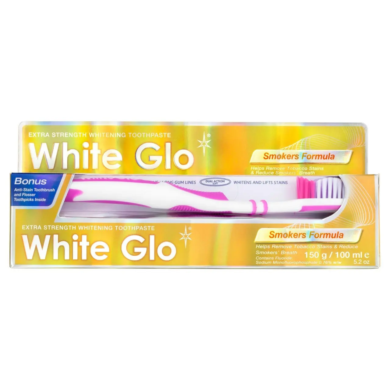 White Glo Smokers Formula Toothpaste 150g