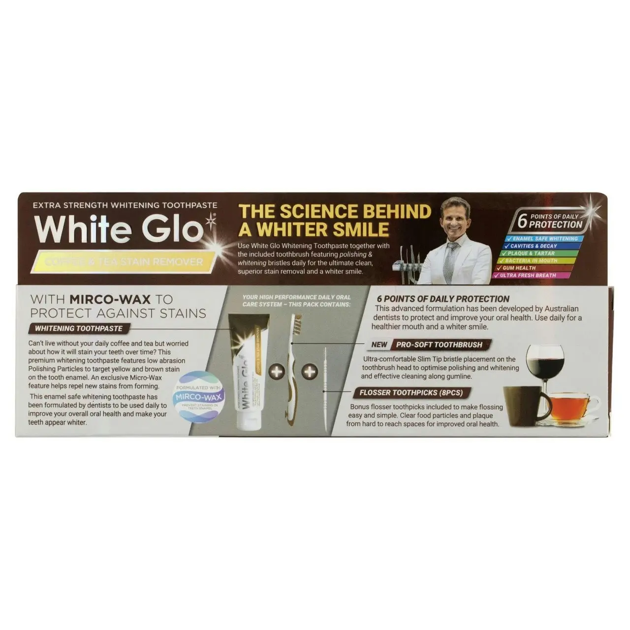 White Glo Toothpaste for Coffee and Tea 150g