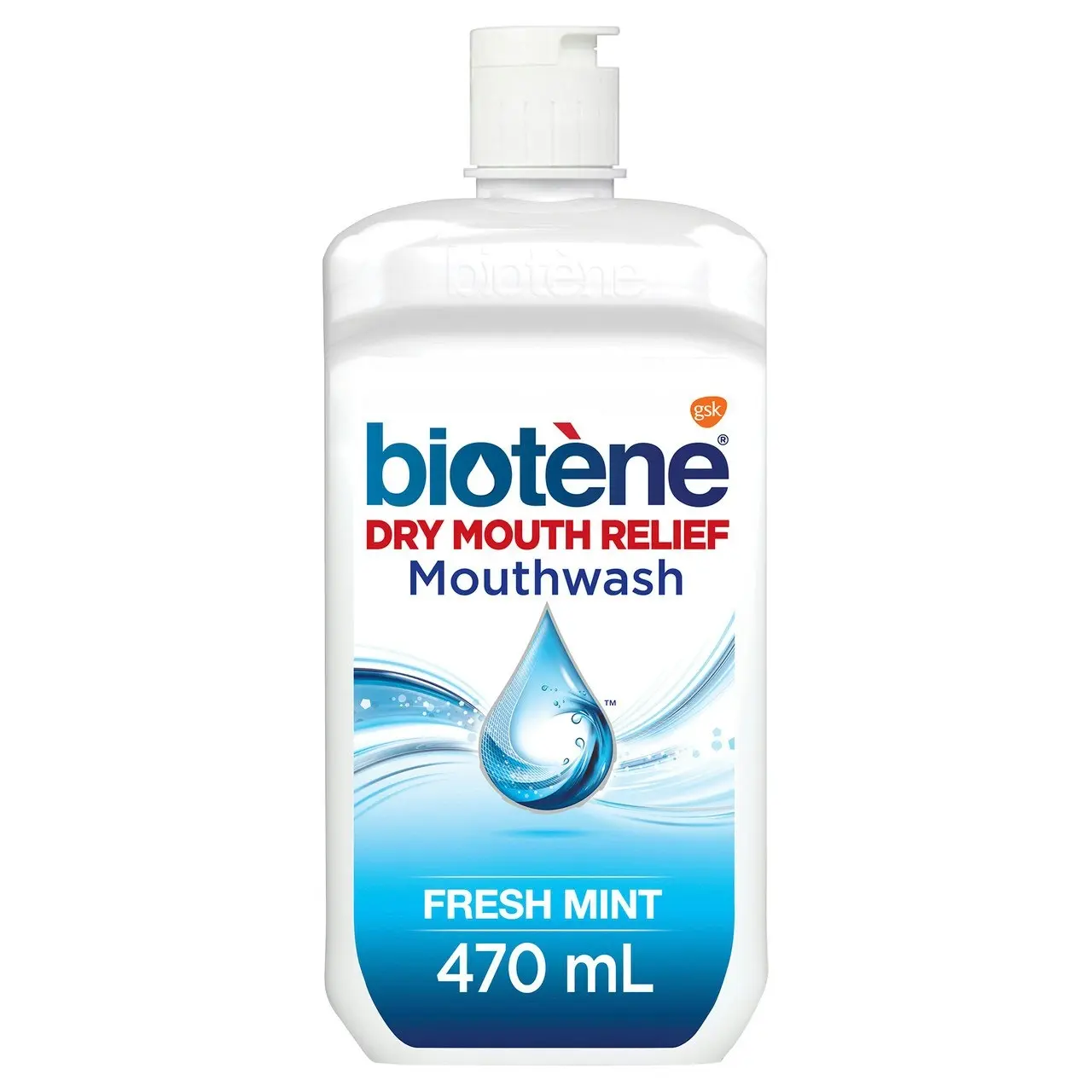 Biotene Dry Mouth Relief Mouthwash Fresh Mint 470mL