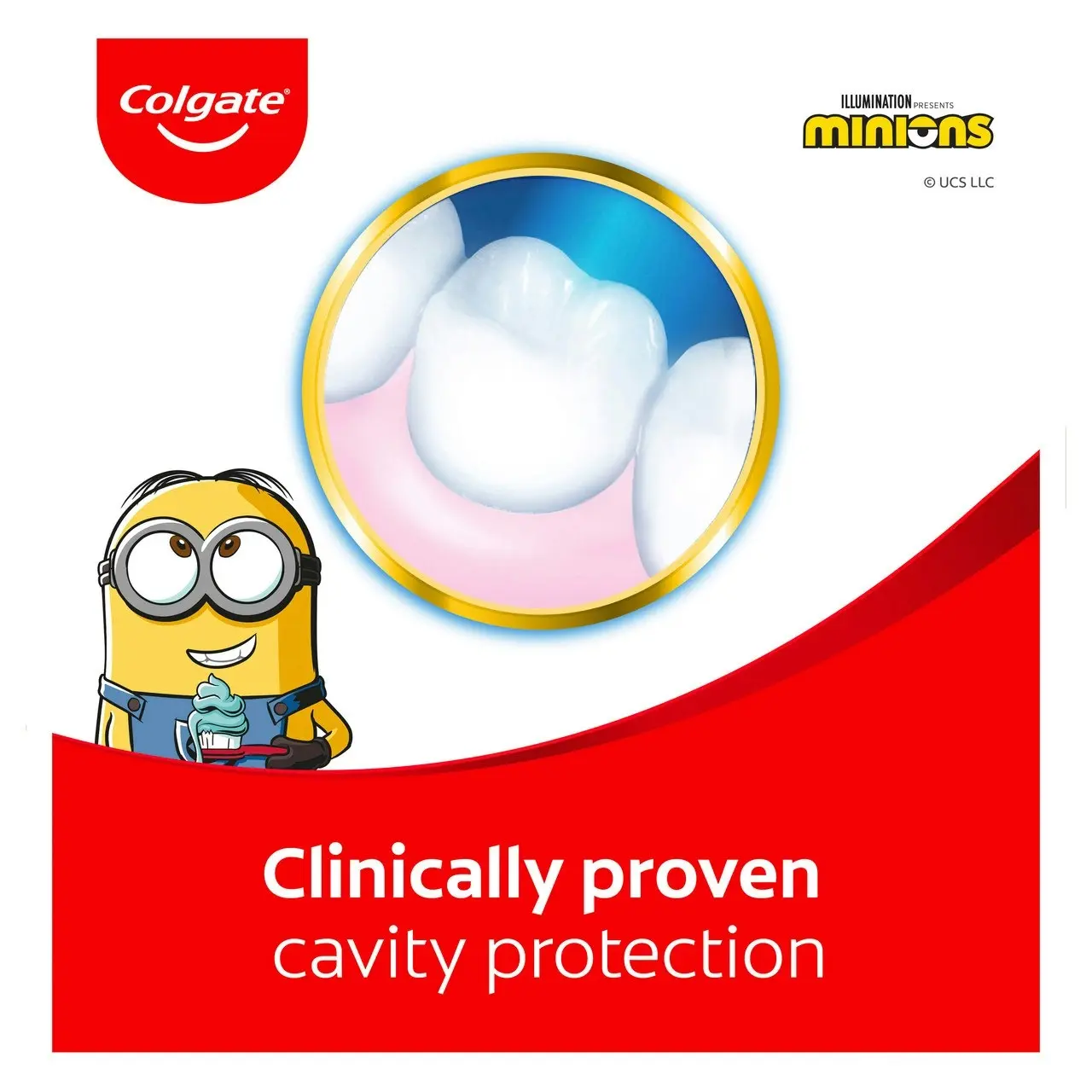 Colgate Kids Minions Toothpaste, 90g, For children 6+ Years, Mild Mint Gel, Sugar Free