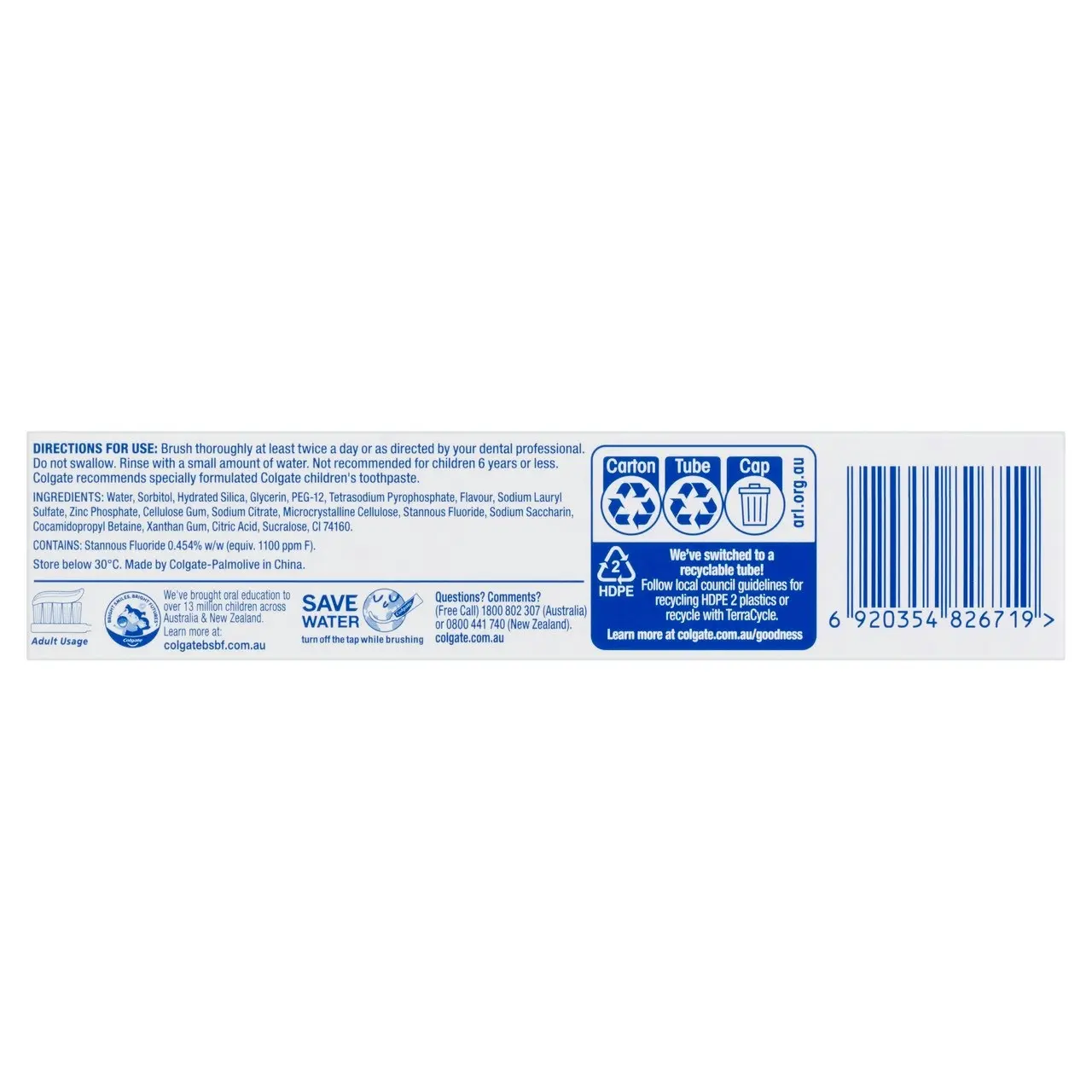 Colgate Savacol Gum Care Daily Toothpaste Refreshing Mint 100g