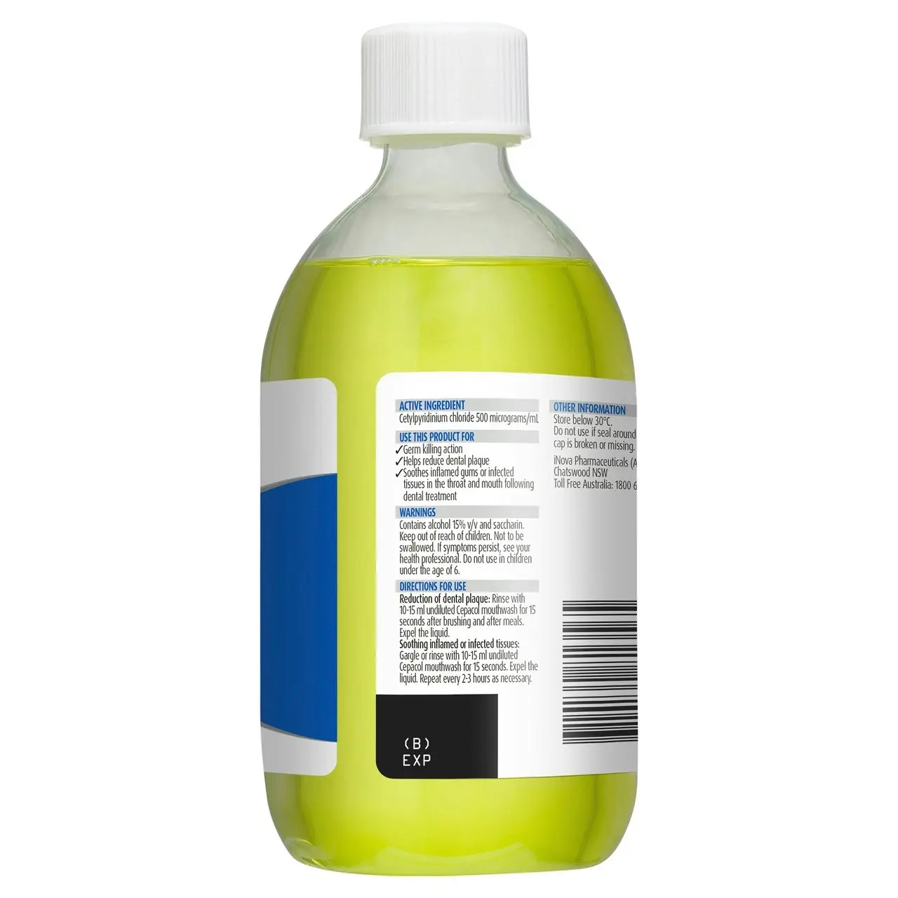 Cepacol Antibacterial Mouthwash Solution 500mL