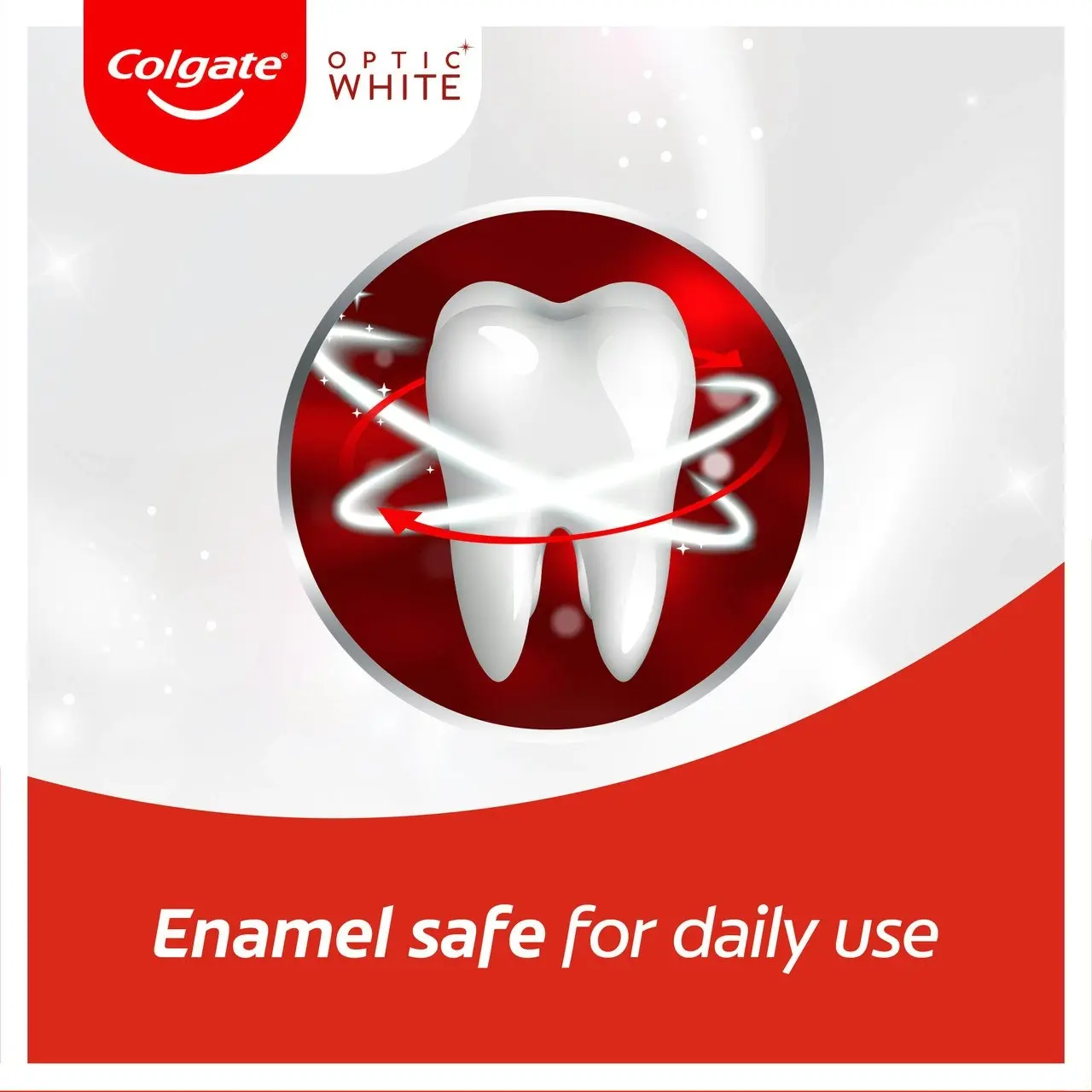 Colgate Optic White Renewal Lasting Fresh Teeth Whitening Toothpaste 85g, With 3% Hydrogen Peroxide, Enamel Safe