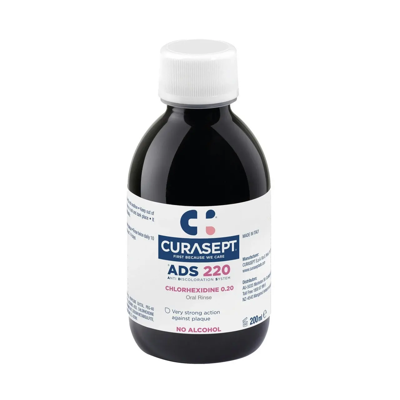 Curasept ADS 220 Chlorhexidine-Digluconate 0.20% Oral Rinse 200ml