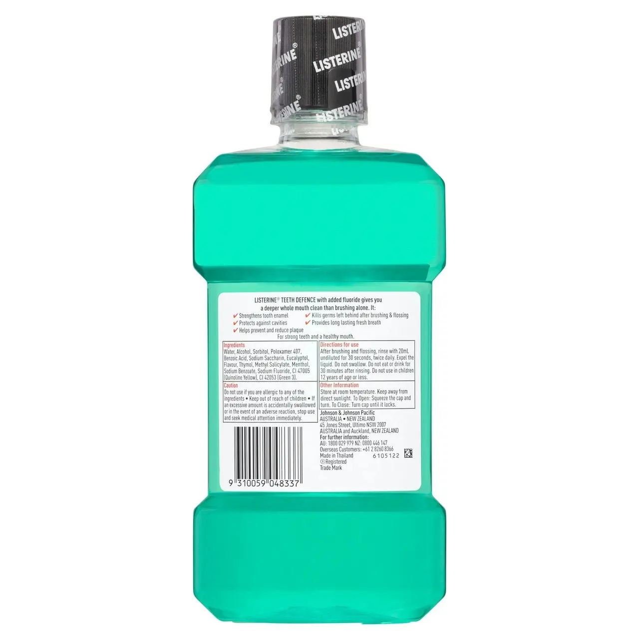 Listerine Total Care Teeth Defence Mouthwash 1L