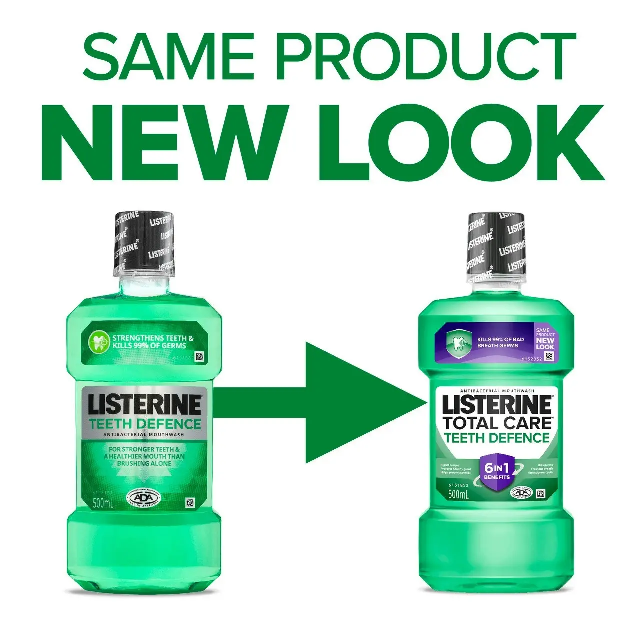 Listerine Total Care Teeth Defence Mouthwash 1L