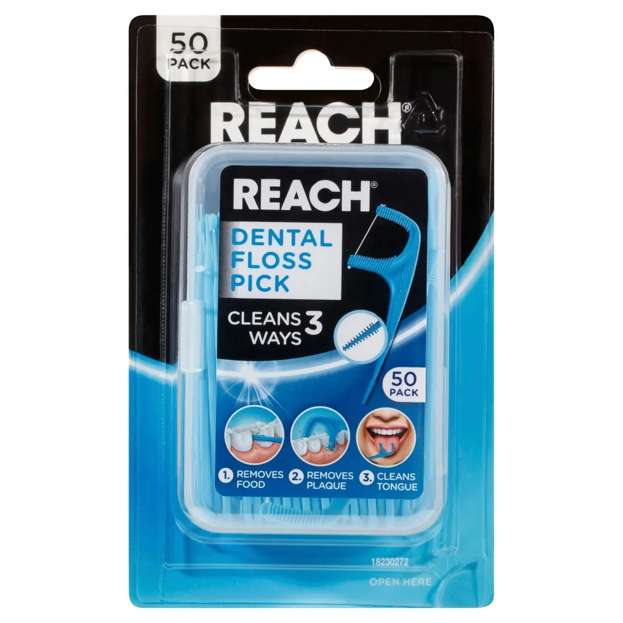 Reach(R) Dental Floss Pick 50pk