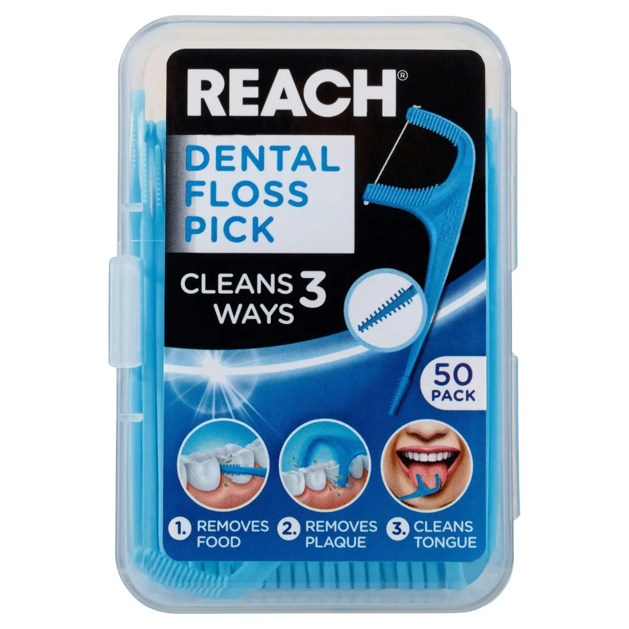 Reach(R) Dental Floss Pick 50pk