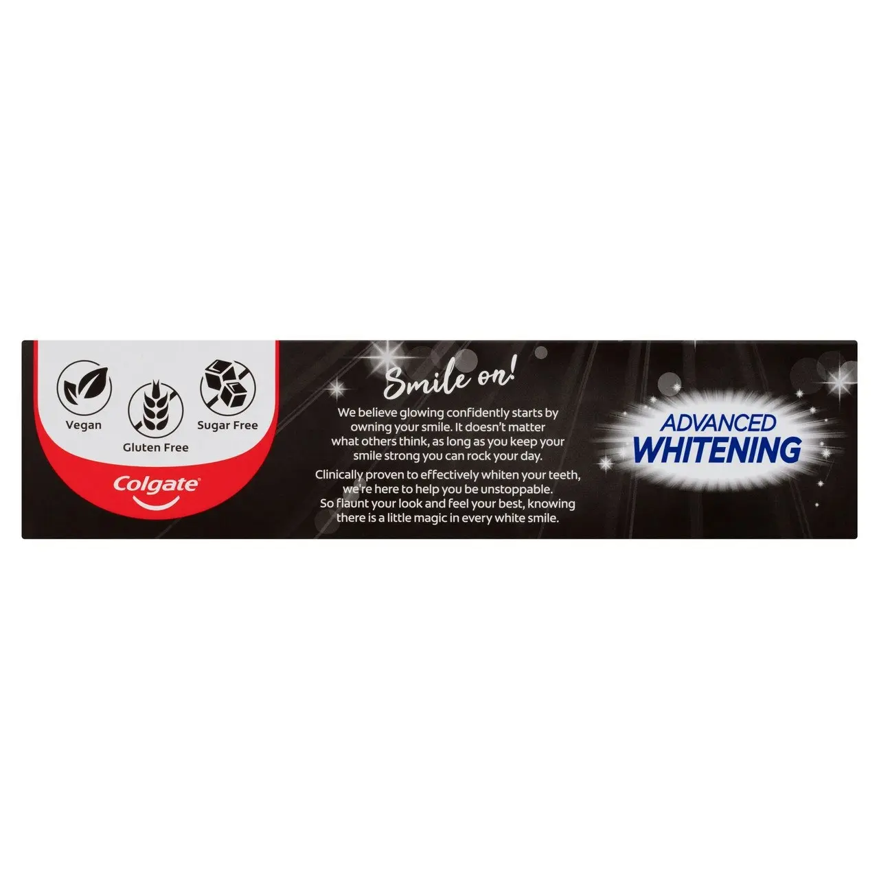 Colgate Advanced Whitening Charcoal Toothpaste, 180g, with Micro-Cleansing Crystals