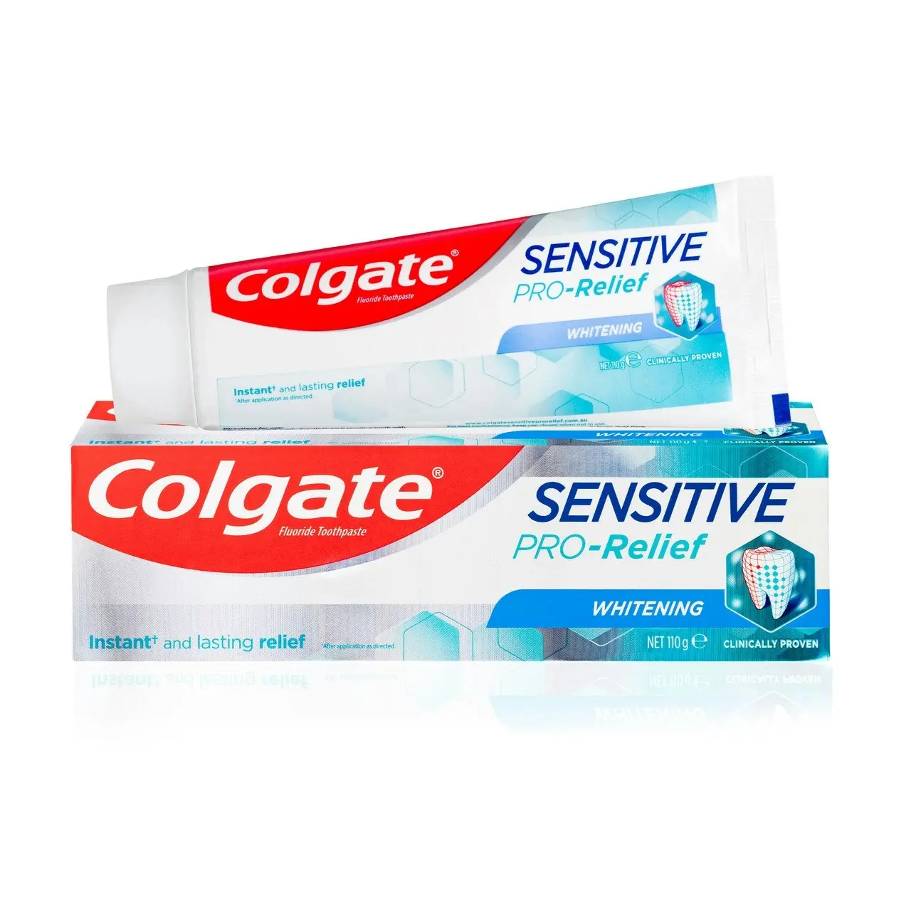 Colgate Sensitive Pro-Relief Whitening Toothpaste, 110g, Clinically Proven Sensitive Teeth Pain Relief