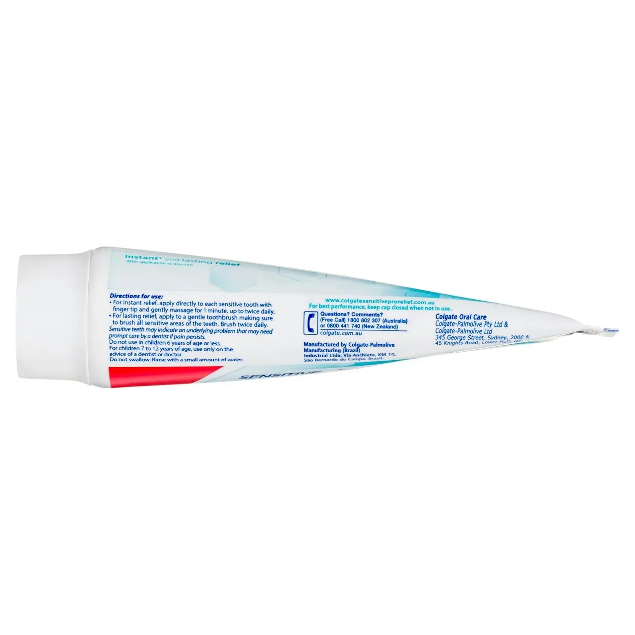 Colgate Sensitive Pro-Relief Whitening Toothpaste, 110g, Clinically Proven Sensitive Teeth Pain Relief