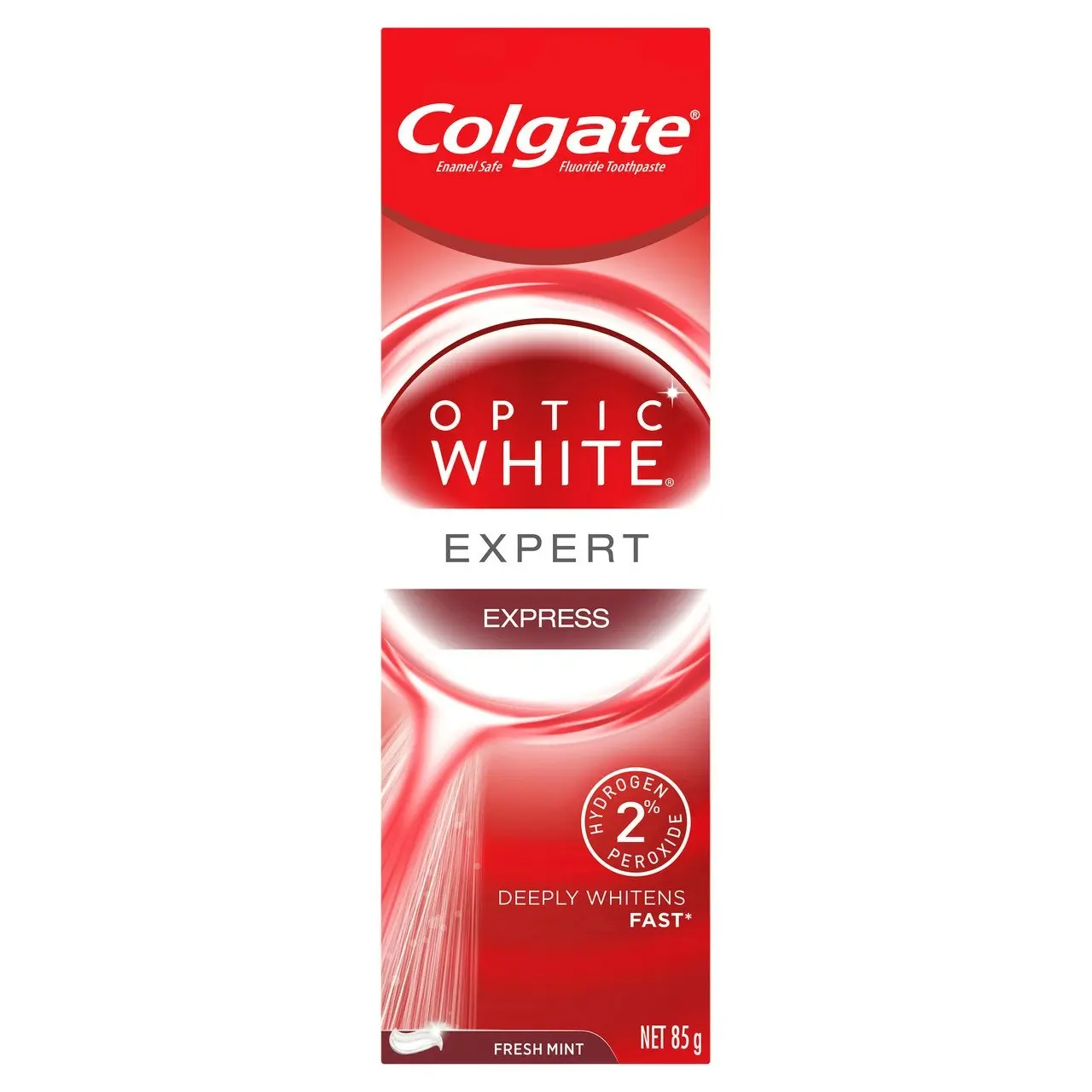 Colgate Optic White Luminous Express Teeth Whitening Toothpaste, 85g