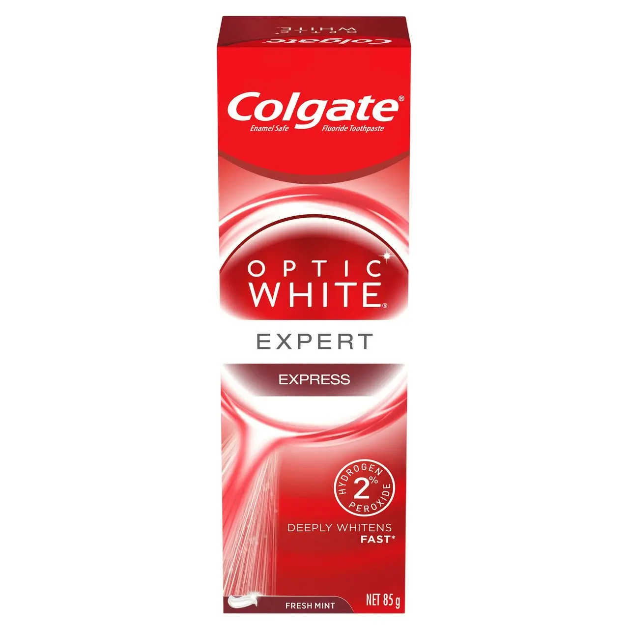 Colgate Optic White Luminous Express Teeth Whitening Toothpaste, 85g