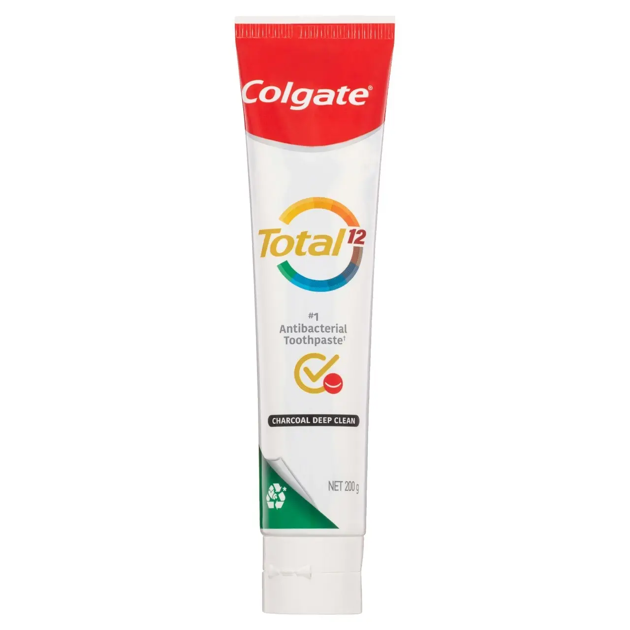 Colgate Total Charcoal Deep Clean Antibacterial Toothpaste 115g, Whole Mouth Health, Multi Benefit