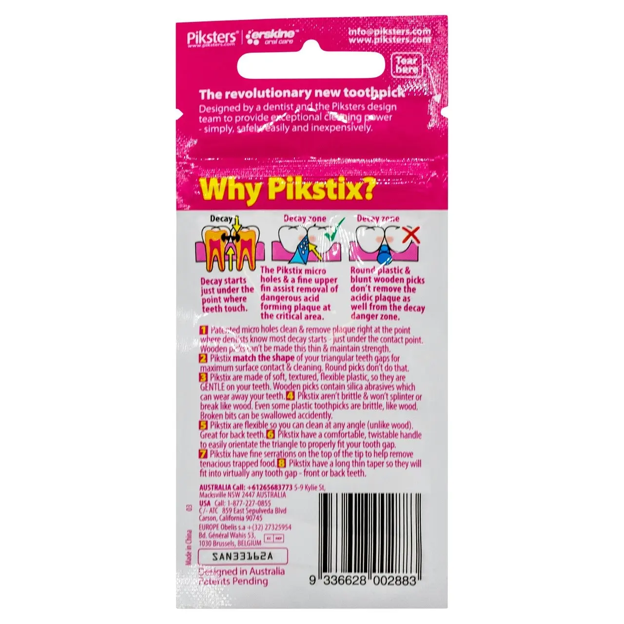 Piksters(R) PikstiX Toothpicks 30pk