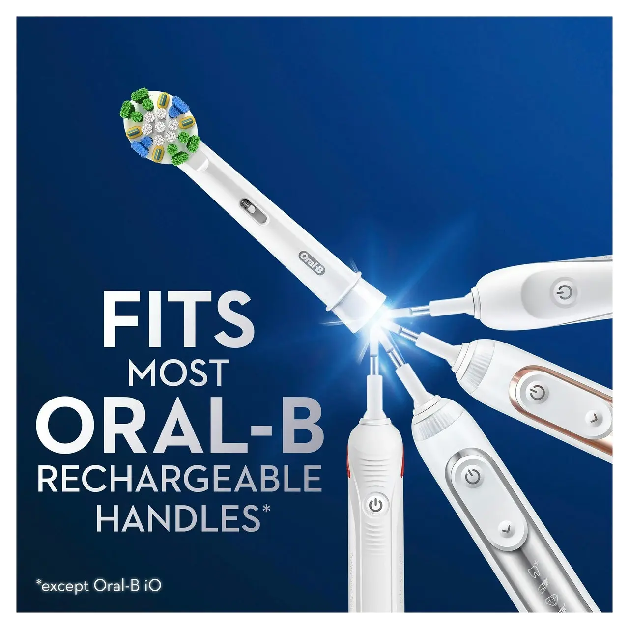 Oral-B Floss Action Clean Electric Toothbrush Refills, 3 Pack